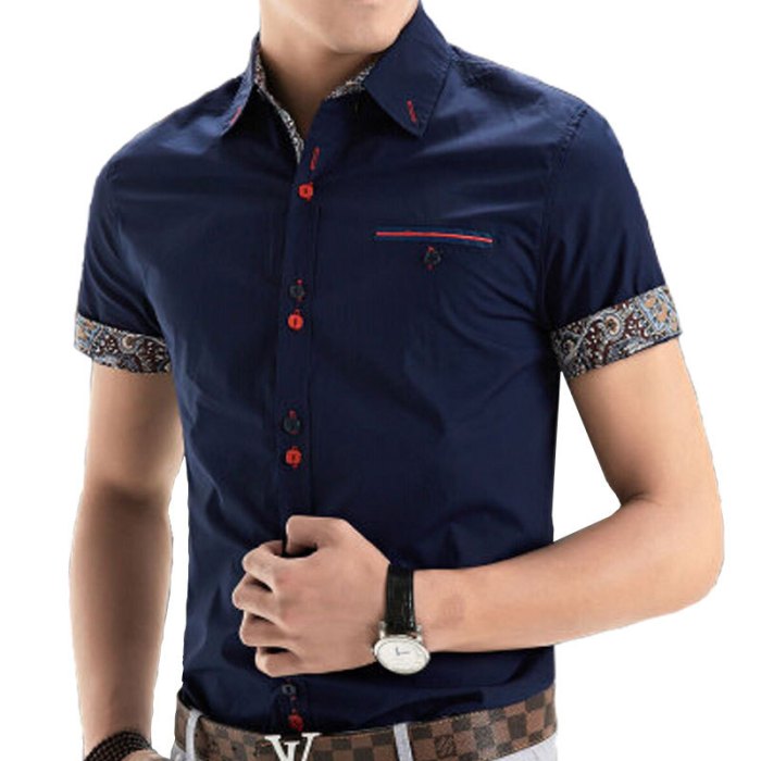 Ebay mens short sleeve dress shirts