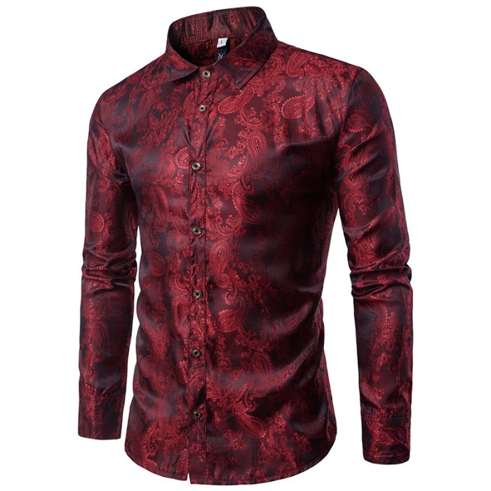 Long sleeve dress shirts men