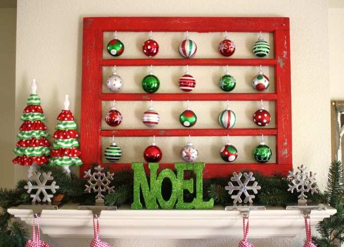 How to decorate an old window for christmas