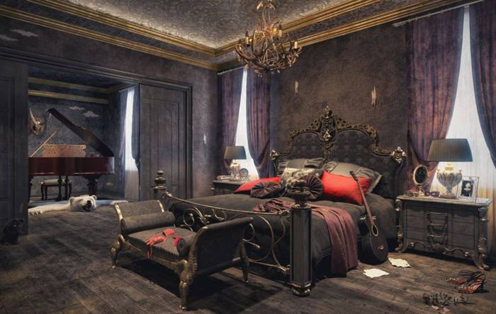 How to decorate a room gothic