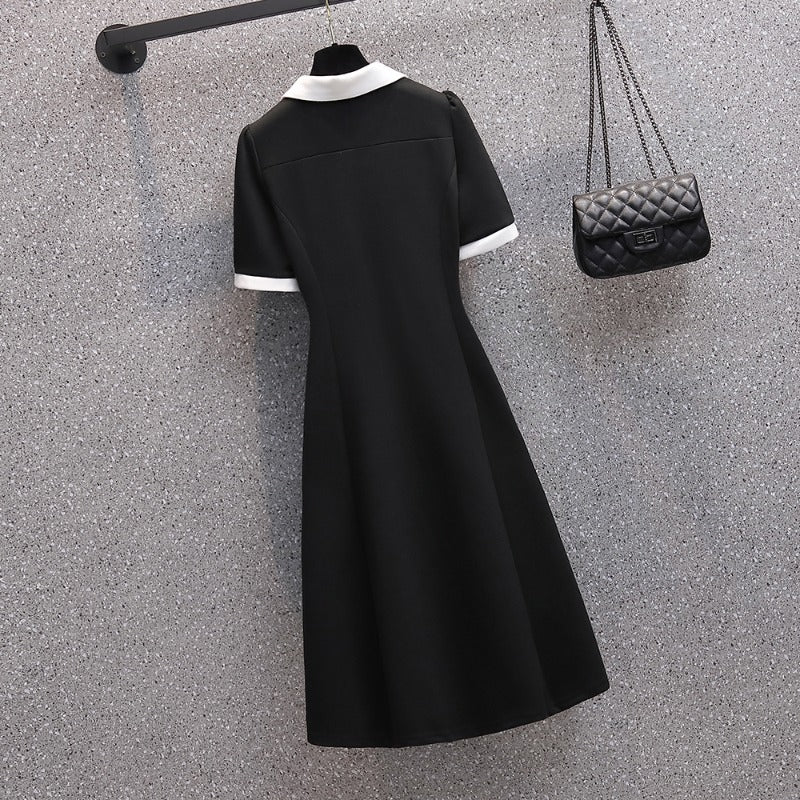 Polo shirt dress women's plus size