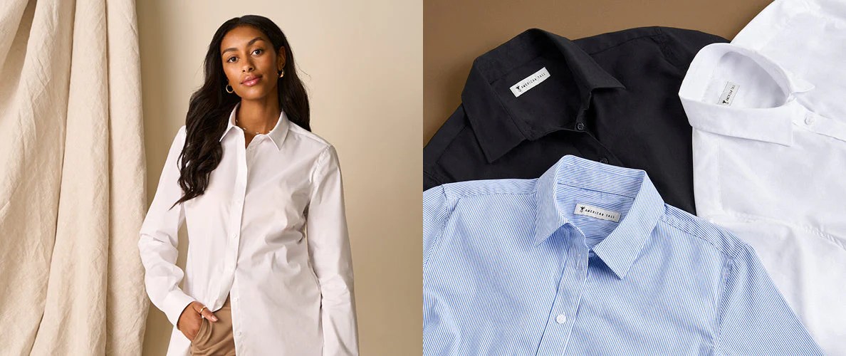 Dress shirts for tall women