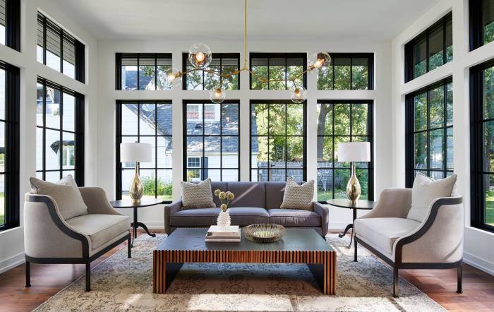 How to decorate with giant windows