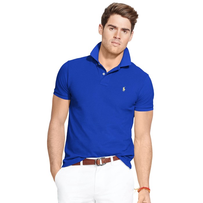 Polo ralph lauren shirt tall big classic blue mesh men clothing lyst