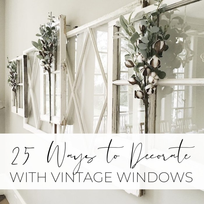 How to decorate an old window for christmas